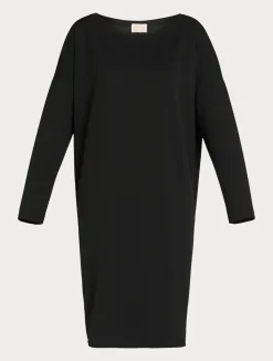 Discount Marina Rinaldi Technical-fabric dress BLACK