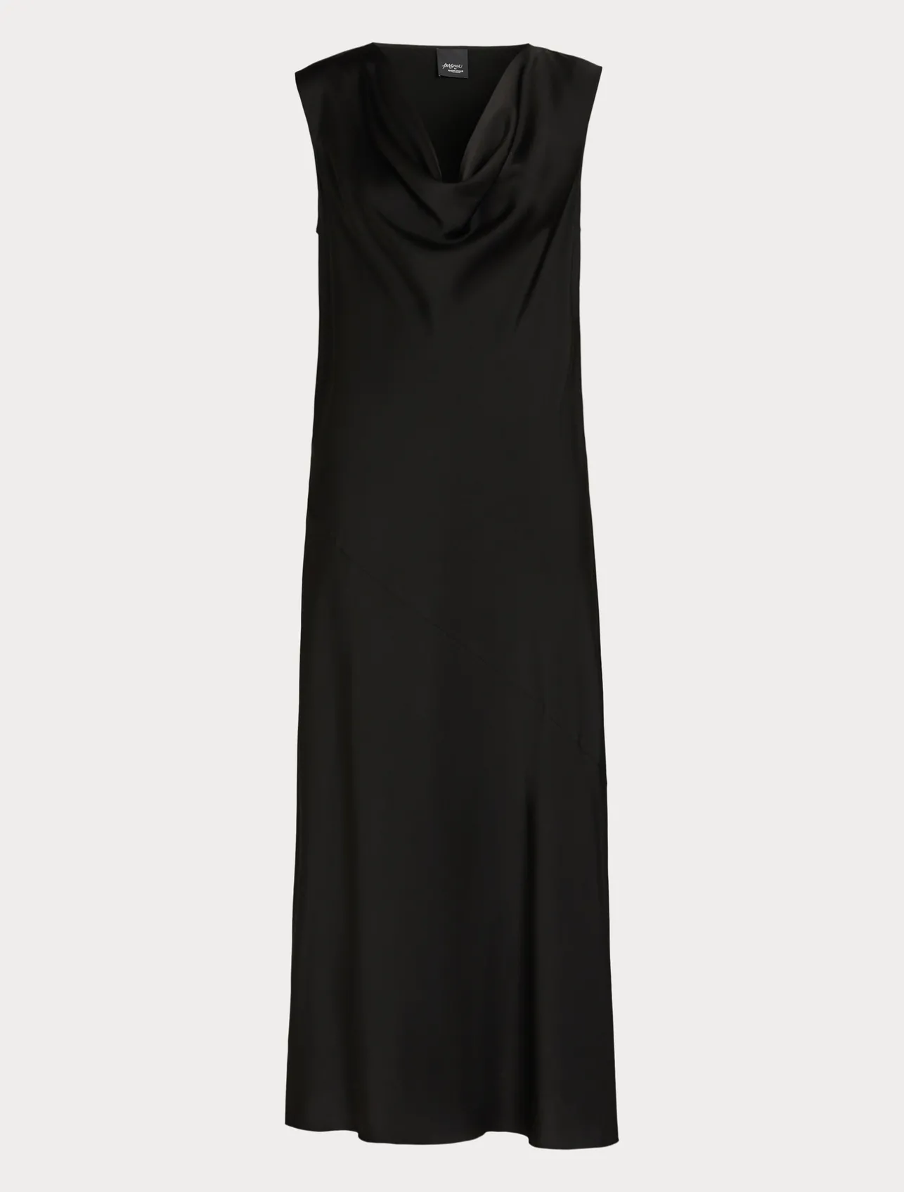 Discount Marina Rinaldi Technical-fabric dress BLACK