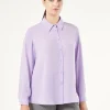 New Marina Rinaldi Technical-fabric shirt MAUVE