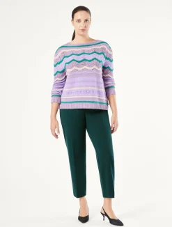 New Marina Rinaldi Technical-fabric trousers DARKGREEN