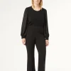 Online Marina Rinaldi Technical-fabric trousers BLACK