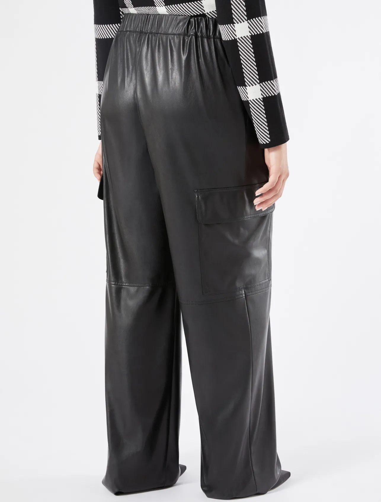 New Marina Rinaldi Technical-fabric trousers BLACK