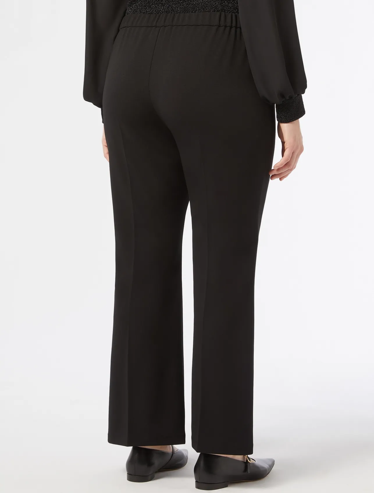 Online Marina Rinaldi Technical-fabric trousers BLACK