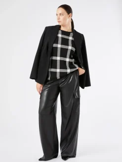 New Marina Rinaldi Technical-fabric trousers BLACK