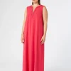 Sale Marina Rinaldi Triacetate cady dress FUCHSIA