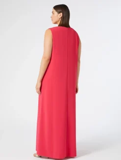 Sale Marina Rinaldi Triacetate cady dress FUCHSIA