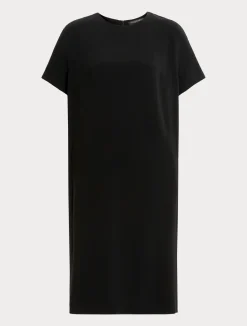 Hot Marina Rinaldi Triacetate cady dress BLACK