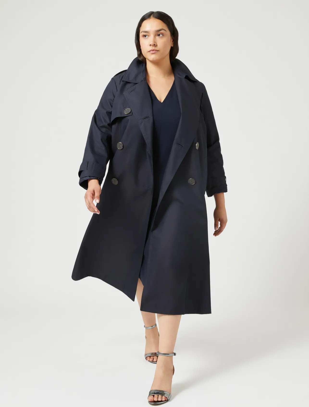 Hot Marina Rinaldi Triacetate cady dress MIDNIGHTBLUE