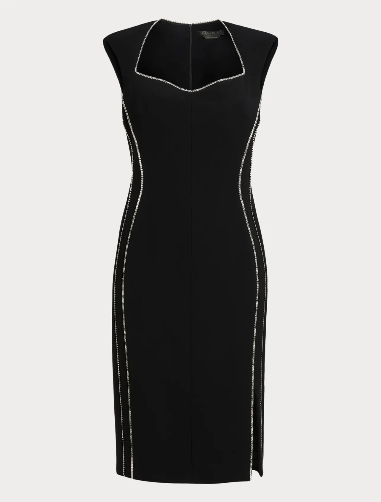 Fashion Marina Rinaldi Triacetate cady dress BLACK