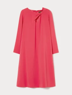 Fashion Marina Rinaldi Triacetate cady dress FUCHSIA