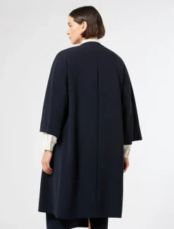 Sale Marina Rinaldi Triacetate cady duster coat MIDNIGHTBLUE