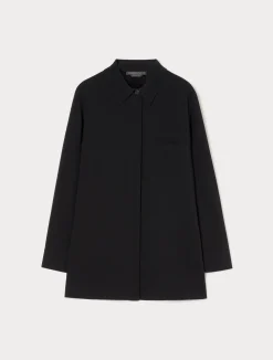 Online Marina Rinaldi Triacetate cady shirt BLACK