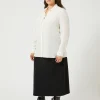 New Marina Rinaldi Triacetate cady skirt BLACK