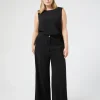 Hot Marina Rinaldi Triacetate cady trousers BLACK