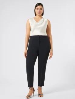 Fashion Marina Rinaldi Triacetate cady trousers MIDNIGHTBLUE