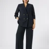 Outlet Marina Rinaldi Triacetate cady trousers MIDNIGHTBLUE