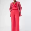 Online Marina Rinaldi Triacetate cady trousers FUCHSIA