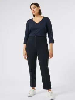 Hot Marina Rinaldi Triacetate cady trousers MIDNIGHTBLUE