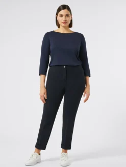 Online Marina Rinaldi Triacetate cady trousers MIDNIGHTBLUE