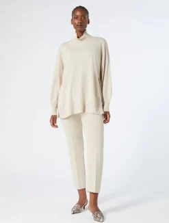 Best Marina Rinaldi Triacetate cady trousers BEIGE