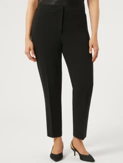 New Marina Rinaldi Triacetate cady trousers BLACK