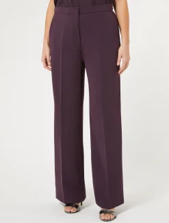Best Marina Rinaldi Triacetate cady trousers BORDEAUX