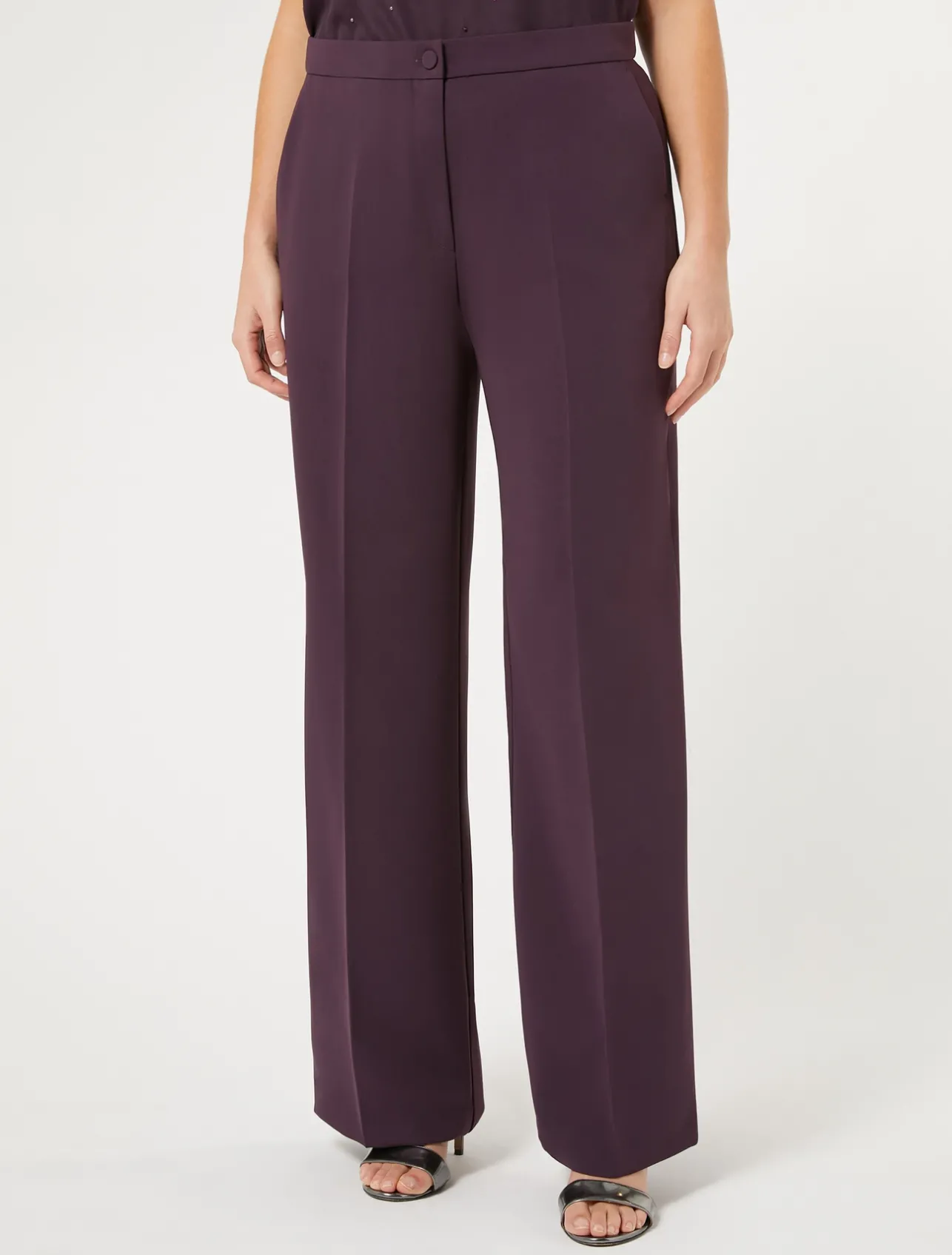 Best Marina Rinaldi Triacetate cady trousers BORDEAUX