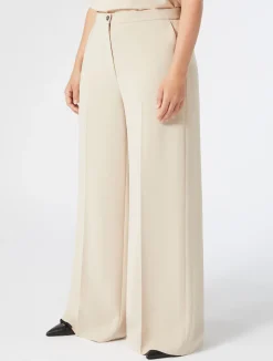 Discount Marina Rinaldi Triacetate cady trousers BEIGE