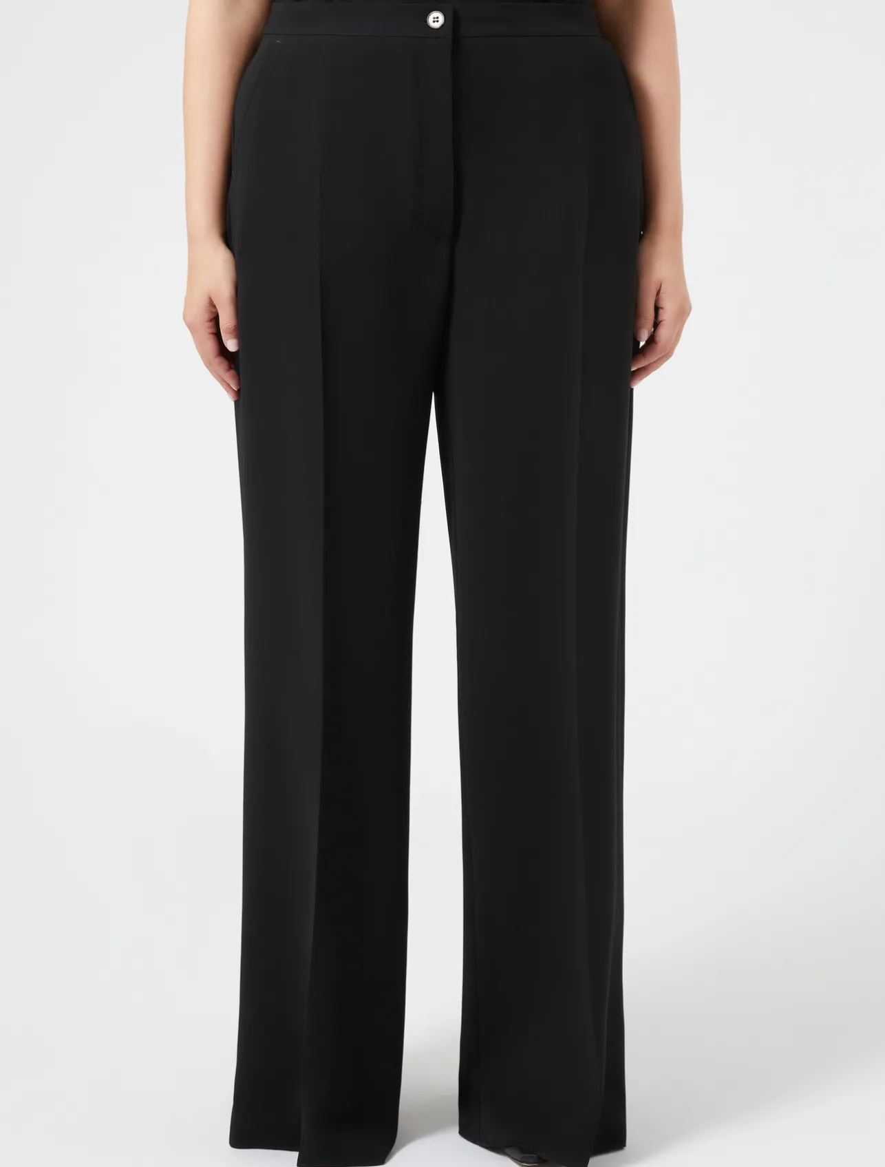 Hot Marina Rinaldi Triacetate cady trousers BLACK