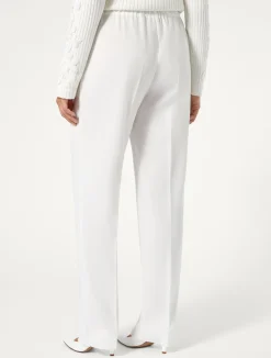 New Marina Rinaldi Triacetate cady trousers WHITE