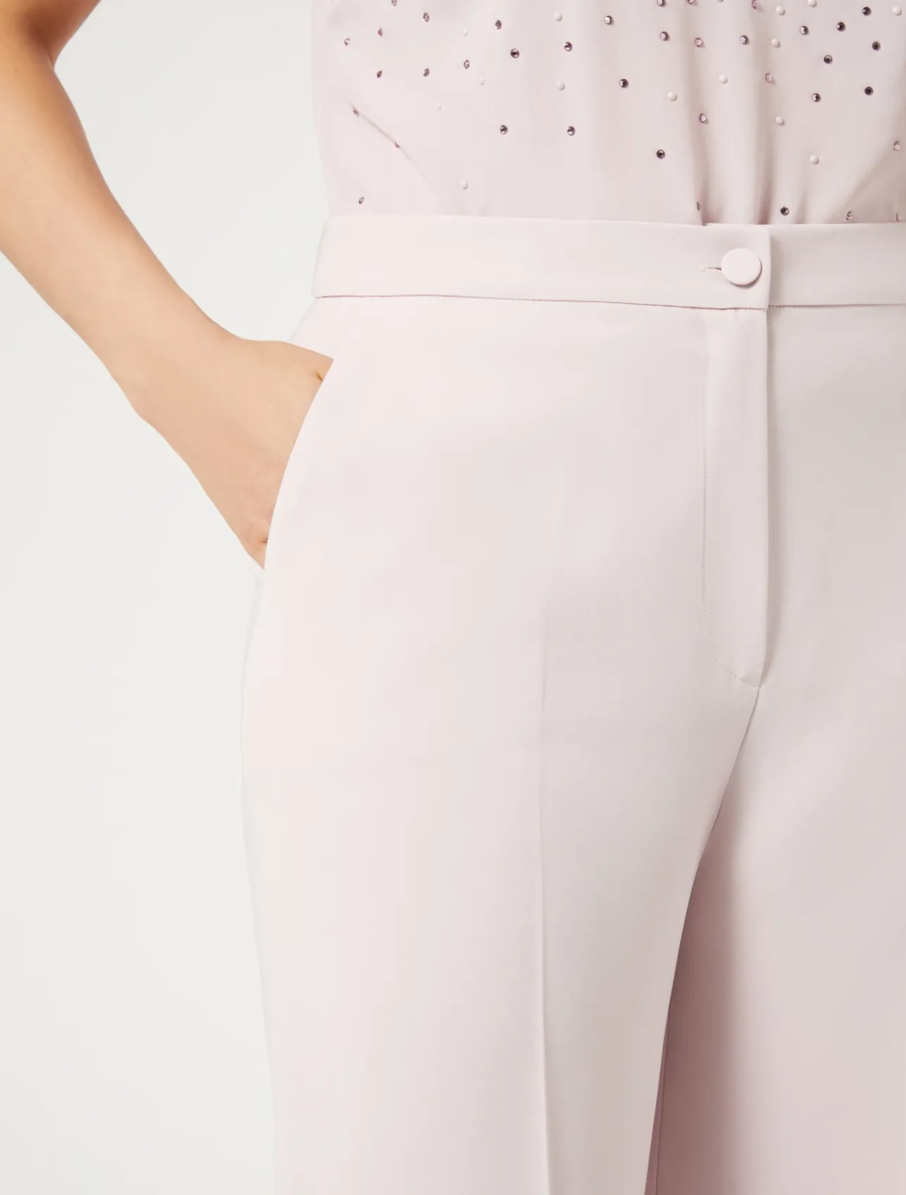 Clearance Marina Rinaldi Triacetate cady trousers PINK