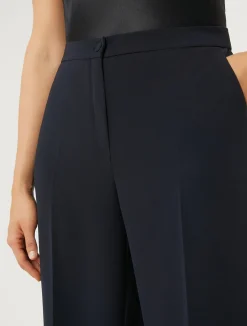 Outlet Marina Rinaldi Triacetate cady trousers MIDNIGHTBLUE