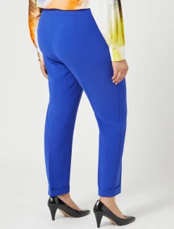 Online Marina Rinaldi Triacetate cady trousers BLUEPURPLE