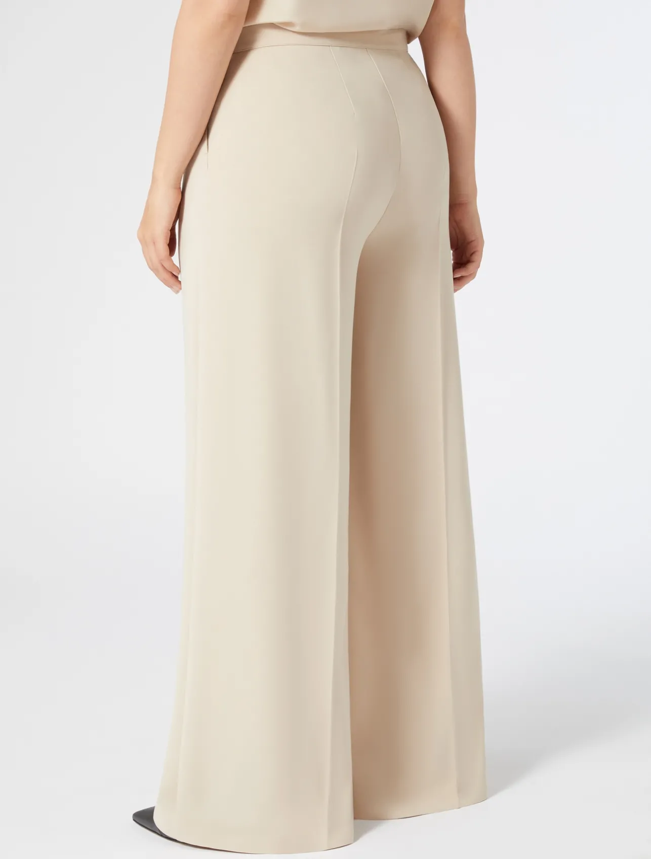 Discount Marina Rinaldi Triacetate cady trousers BEIGE