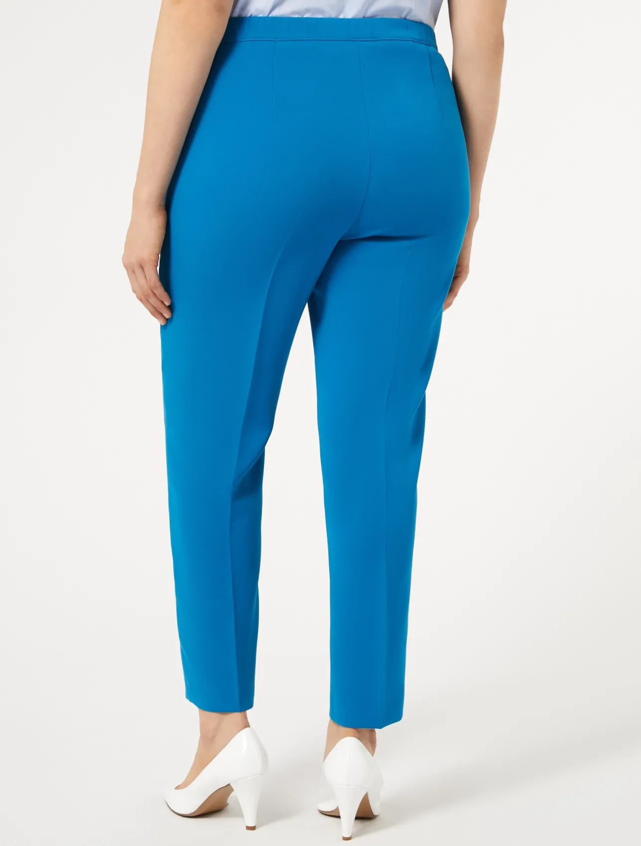 Outlet Marina Rinaldi Triacetate cady trousers TURQUOISE