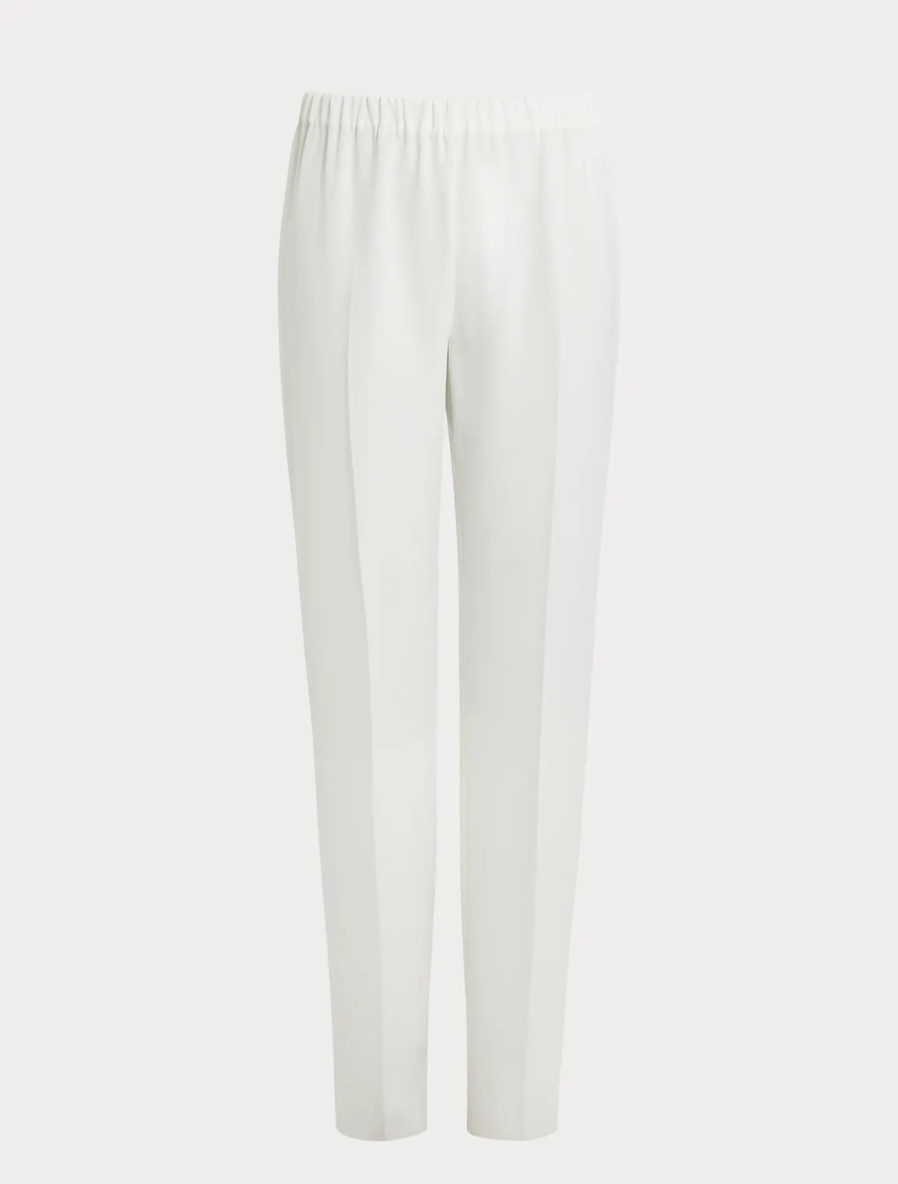 New Marina Rinaldi Triacetate cady trousers WHITE