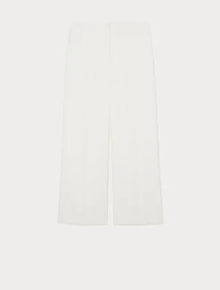 Fashion Marina Rinaldi Triacetate cady trousers WHITE