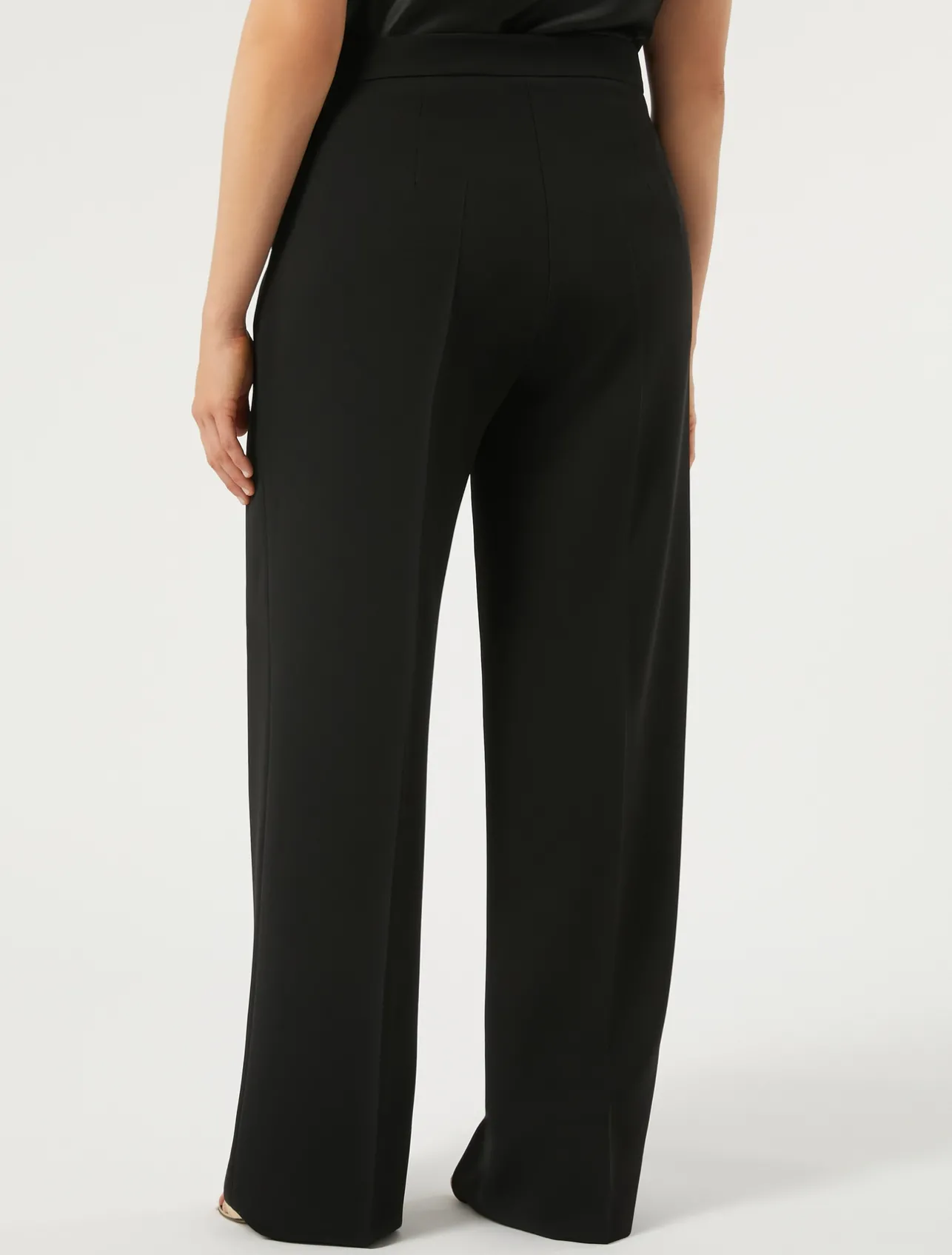 Sale Marina Rinaldi Triacetate cady trousers BLACK