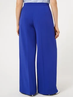 Best Marina Rinaldi Triacetate cady trousers BLUEPURPLE