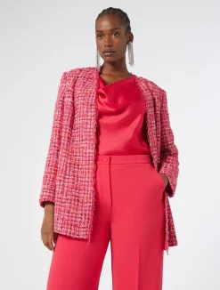 Online Marina Rinaldi Triacetate cady trousers FUCHSIA