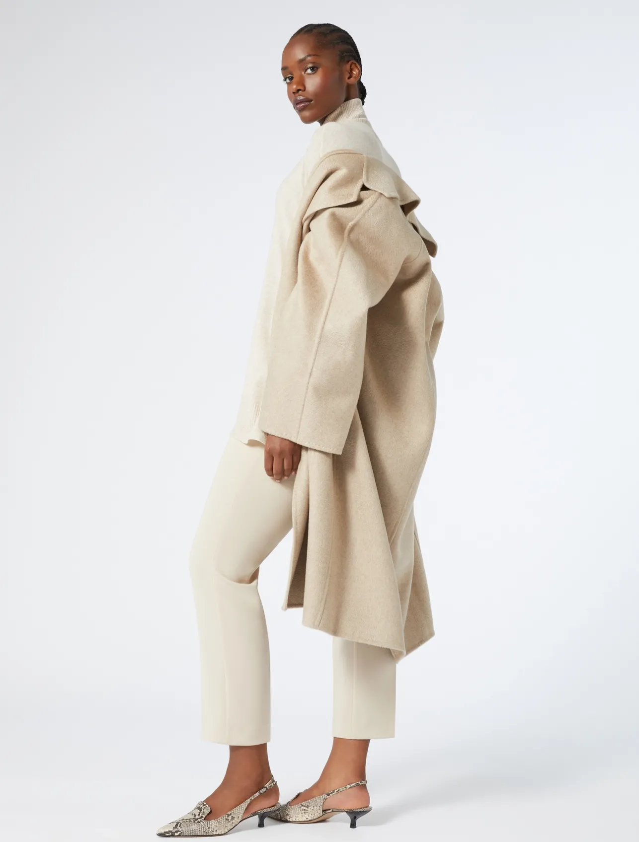 Best Marina Rinaldi Triacetate cady trousers BEIGE