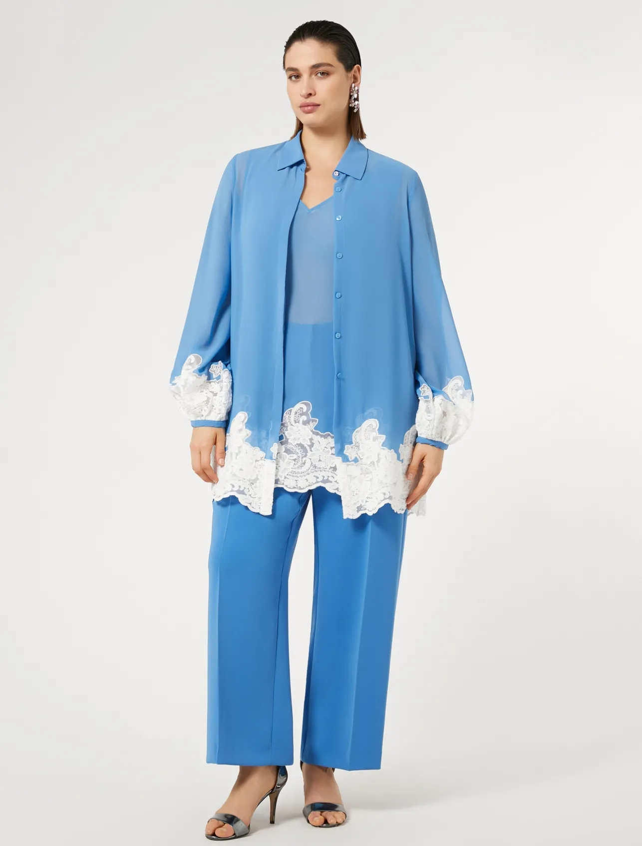 Clearance Marina Rinaldi Triacetate cady trousers AVIO