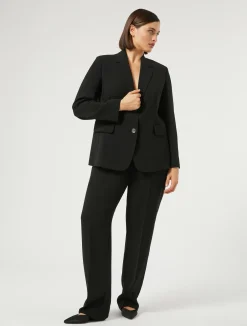 Discount Marina Rinaldi Triacetate cady trousers BLACK