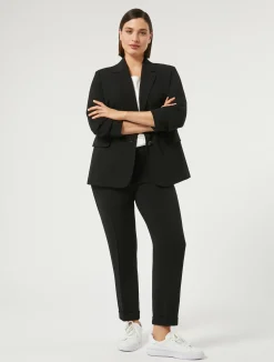 Clearance Marina Rinaldi Triacetate cady trousers BLACK