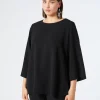 Fashion Marina Rinaldi Triacetate cady tunic BLACK