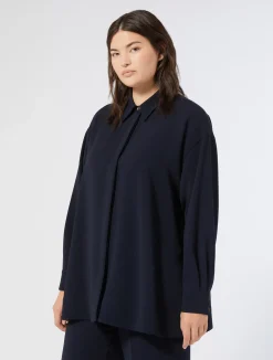 Sale Marina Rinaldi Triacetate cady tunic MIDNIGHTBLUE
