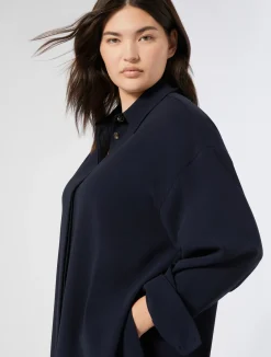 Sale Marina Rinaldi Triacetate cady tunic MIDNIGHTBLUE