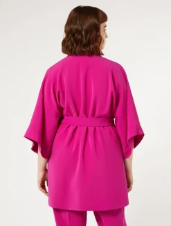 Hot Marina Rinaldi Triacetate cady tunic FUCHSIA