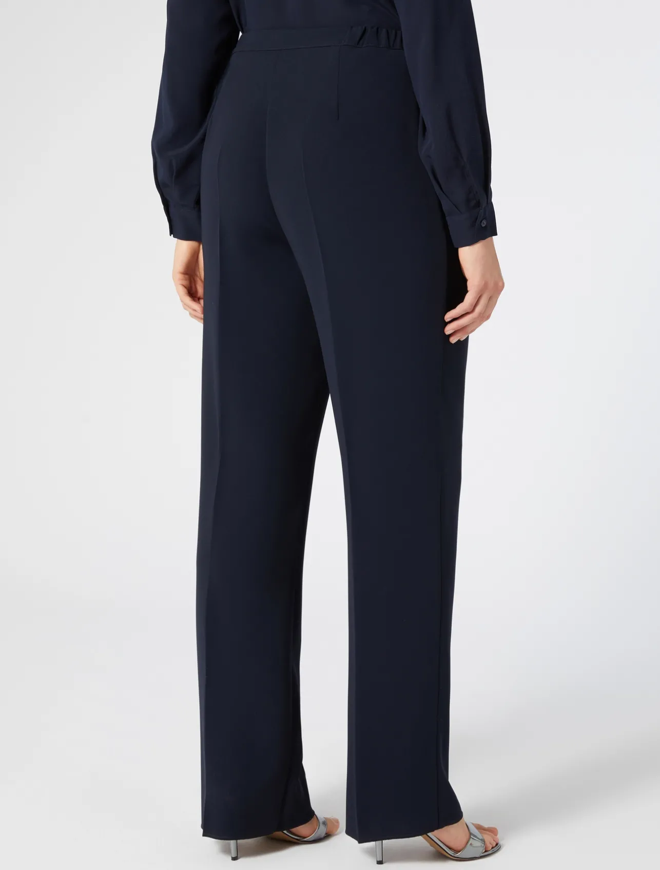 New Marina Rinaldi Triacetate cigarette trousers MIDNIGHTBLUE