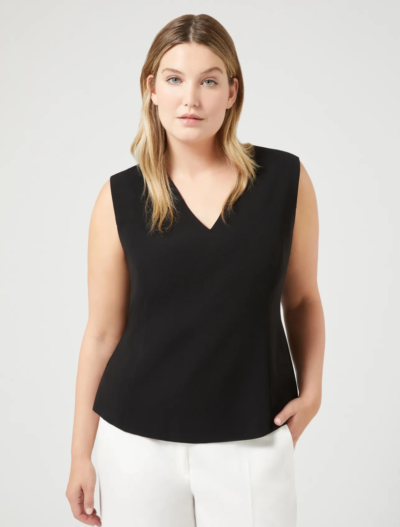 Online Marina Rinaldi Triacetate top BLACK